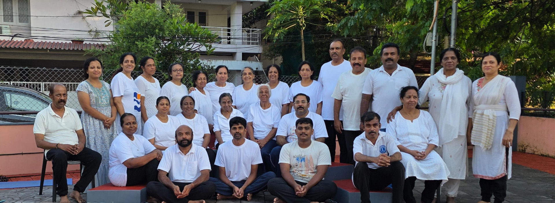 Dhyan School of Yoga students together on International Day of Yoga